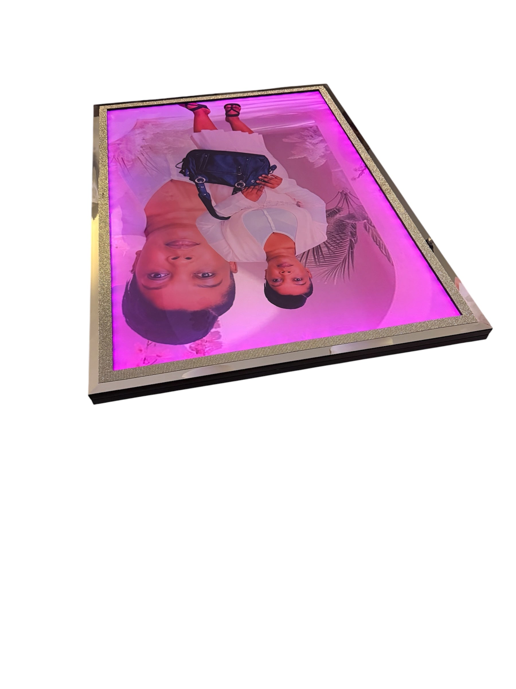 luxury canvas with light / Custom photo
